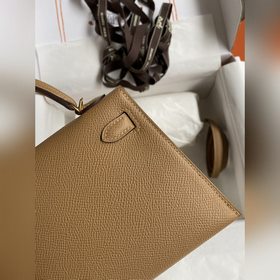 Ручная работа, второе поколение Mini Kelly 19 см, импортная кожа 