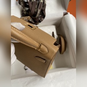 Ручная работа, второе поколение Mini Kelly 19 см, импортная кожа 