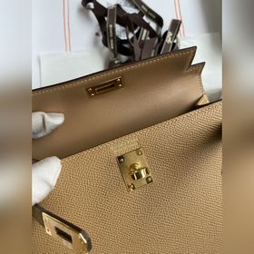Ручная работа, второе поколение Mini Kelly 19 см, импортная кожа 