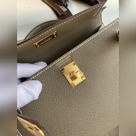 В наличии： Ручная работа, второе поколение Mini Kelly 19 см, импо