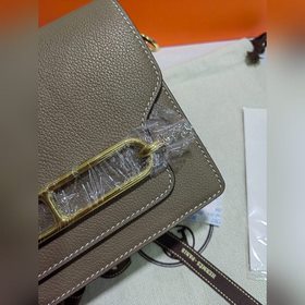 19 см Roulis 【Сумка Hermes Pig Nose】 Оригинальная кожа Evercolor,