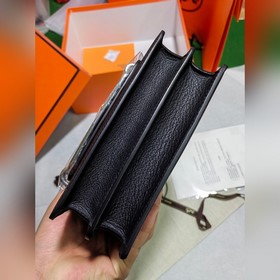 19 см Roulis 【Сумка Hermes Pig Nose】 Оригинальная кожа Evercolor,
