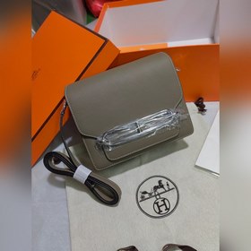 19 см Roulis 【Сумка Hermes Pig Nose】 Оригинальная кожа Evercolor,