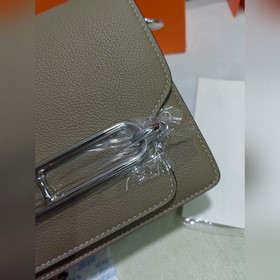 19 см Roulis 【Сумка Hermes Pig Nose】 Оригинальная кожа Evercolor,