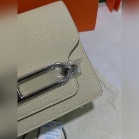 19 см Roulis 【Сумка Hermes Pig Nose】 Оригинальная кожа Evercolor,