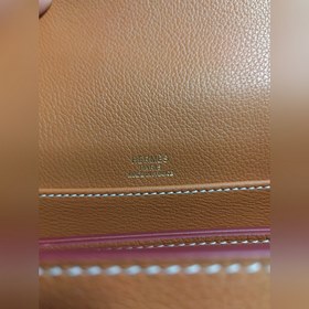 19 см Roulis 【Сумка Hermes Pig Nose】 Оригинальная версия из кожи 