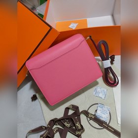 19 см Roulis 【Сумка Hermes Pig Nose】 Оригинальная кожа Evercolor,