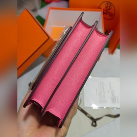19 см Roulis 【Сумка Hermes Pig Nose】 Оригинальная кожа Evercolor,