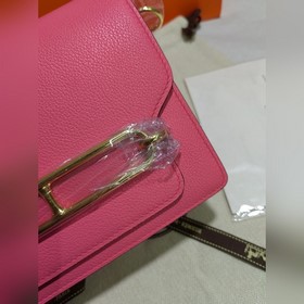 19 см Roulis 【Сумка Hermes Pig Nose】 Оригинальная кожа Evercolor,
