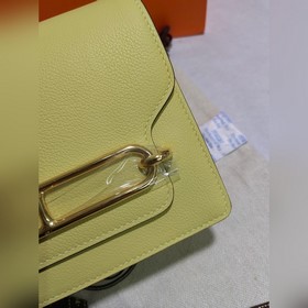19 см Roulis 【Сумка Hermes Pig Nose】 Оригинальная кожа Evercolor,