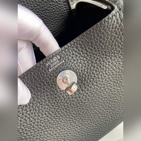 Мини Линди 19 см, оригинальная кожа TC, серебряная застежка Синх