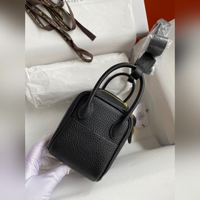 Мини Линди 19 см, оригинальная кожа TC, золотая застежка Синхрон