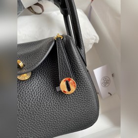 Мини Линди 19 см, оригинальная кожа TC, золотая застежка Синхрон