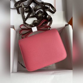 В наличии： Kang Small 19 см, импортная кожа Epsom, розовый цвет, 