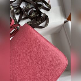 В наличии： Kang Small 19 см, импортная кожа Epsom, розовый цвет, 