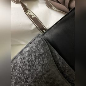 Канкан, малый барабан, 19 см, импортная кожа Epsom, черный, золот