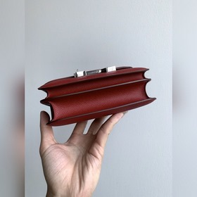 【Красный гранат】 Серебряная застежка, полностью ручная работа — Д