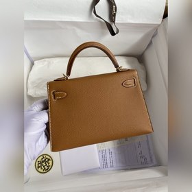 В наличии： Mini Kelly 2-го поколения, 19 см, импортная кожа Epso