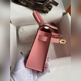 Mini Kelly второго поколения, 19 см, импортная кожа Epsom, цвет «