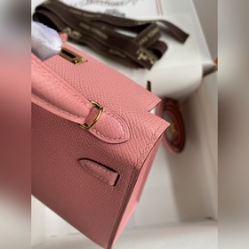 Mini Kelly второго поколения, 19 см, импортная кожа Epsom, цвет «