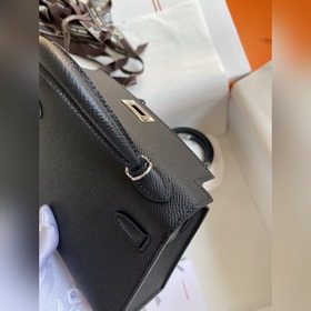 В наличии： Mini Kelly второго поколения, 19 см, импортная кожа E