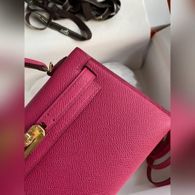В наличии： Mini Kelly 2-го поколения, 19 см, импортная кожа Epso
