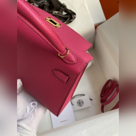 В наличии： Mini Kelly 2-го поколения, 19 см, импортная кожа Epso