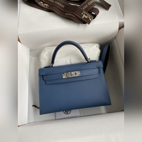 В наличии： Mini Kelly второго поколения, 19 см, импортная кожа E