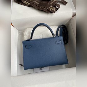 В наличии： Mini Kelly второго поколения, 19 см, импортная кожа E
