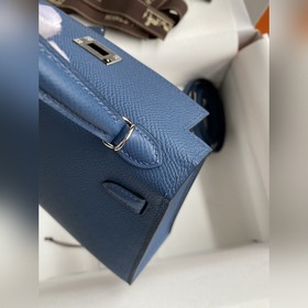В наличии： Mini Kelly второго поколения, 19 см, импортная кожа E