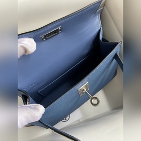 В наличии： Mini Kelly второго поколения, 19 см, импортная кожа E