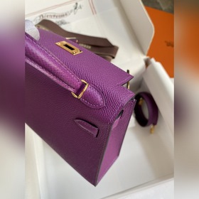 Вторая генерация Mini Kelly 19 см, импортная кожа Epsom, ассортим