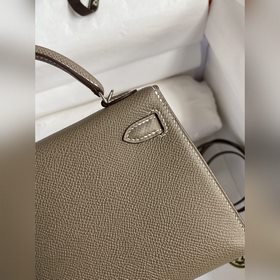 Mini Kelly второго поколения, 19 см, импортная кожа Epsom, цвет «