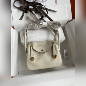 В наличии： полуручная сумка Mini Lindy 19 см, импортная кожа TC,