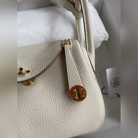 В наличии： полуручная сумка Mini Lindy 19 см, импортная кожа TC, 
