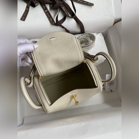 В наличии： полуручная сумка Mini Lindy 19 см, импортная кожа TC, 