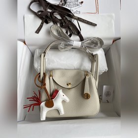 В наличии： полуручная сумка Mini Lindy 19 см, импортная кожа TC, 