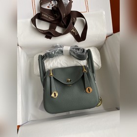 В наличии： полуручная сумка Mini Lindy 19 см, импортная кожа TC,
