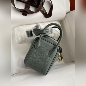 В наличии： полуручная сумка Mini Lindy 19 см, импортная кожа TC, 