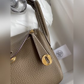В наличии： полуручная сумка Mini Lindy 19 см, импортная кожа TC, 