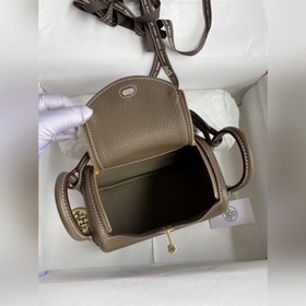 В наличии： полуручная сумка Mini Lindy 19 см, импортная кожа TC, 