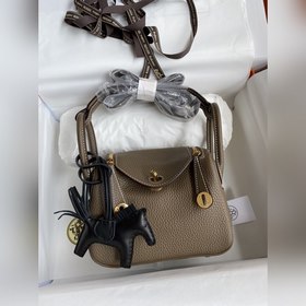 В наличии： полуручная сумка Mini Lindy 19 см, импортная кожа TC, 
