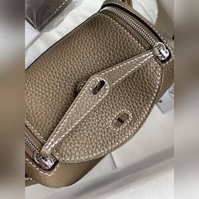 В наличии： полуручная Mini Lindy 19 см, импортная кожа TC, серый 