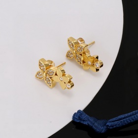 【Версия Seiko】 Серьги Louis Vuitton, изготовленные с высоким маст