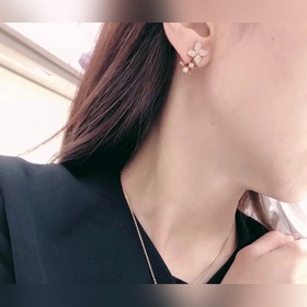 【Версия Seiko】 Серьги Louis Vuitton, изготовленные с высоким маст