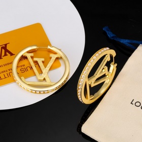 【Версия Seiko】 Серьги Louis Vuitton, изготовленные с высоким маст
