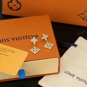 【Версия Seiko】 Серьги Louis Vuitton Серьги с двумя вариантами нош