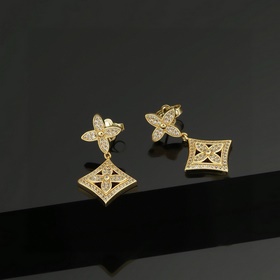 【Версия Seiko】 Серьги Louis Vuitton Серьги с двумя вариантами нош