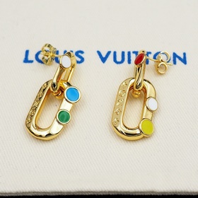 Серьги LV x YK LV Edge Painted Dots из коллаборационной коллекции