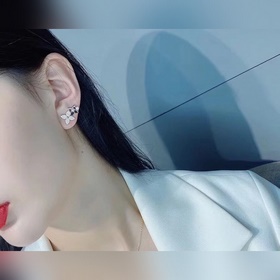 【Версия Seiko】 Серьги Louis Vuitton, изготовленные с высоким маст